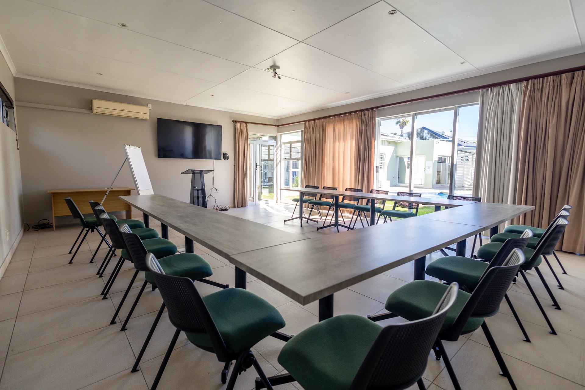 Presentation setup in the Fusion House conference venue